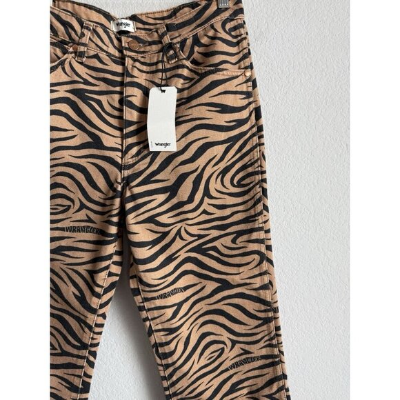 Free People X Wrangler Wild West 603 PURR High Rise Straight Leg Jeans Sz 28 NEW - Picture 11 of 16